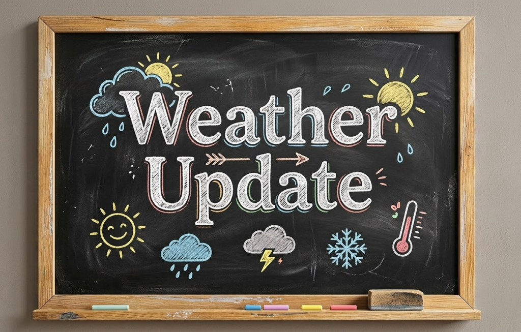 Weather Update Blackboard